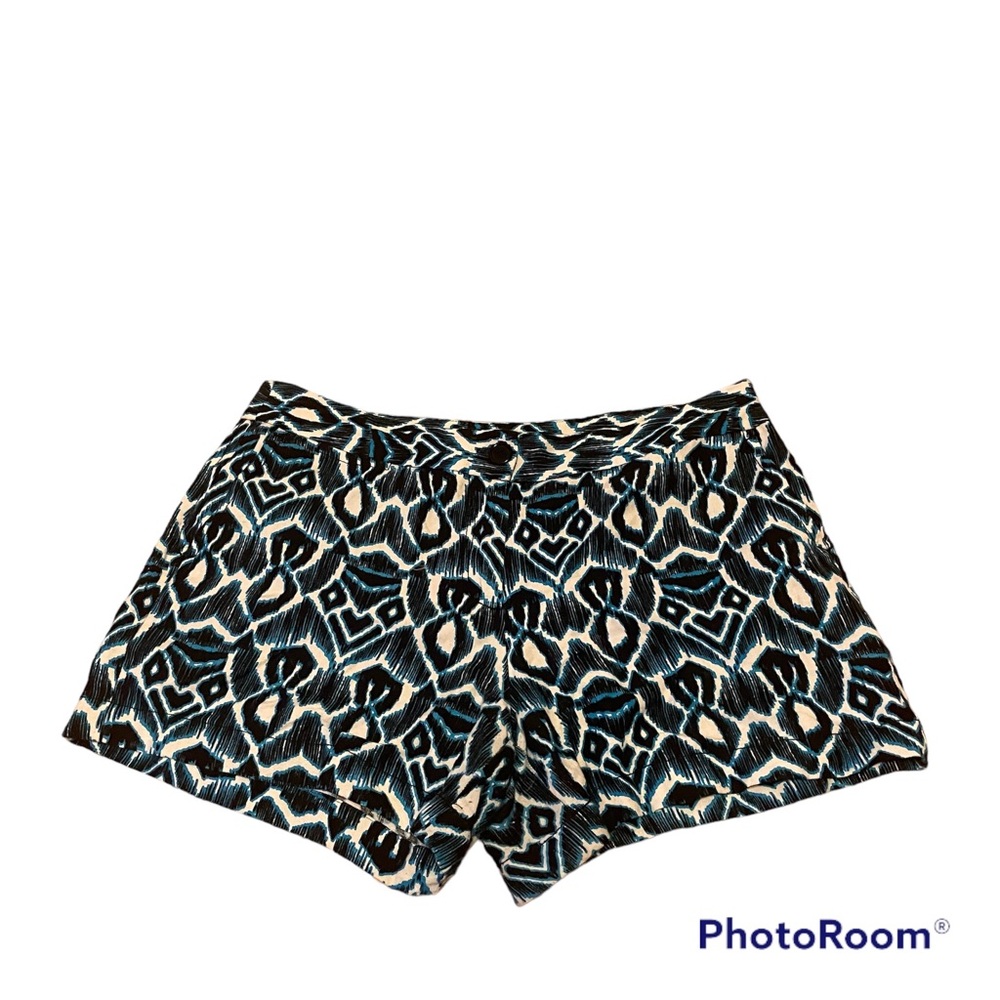 Madison linen blend Aztec pull on shorts multicolor comfort beach summer